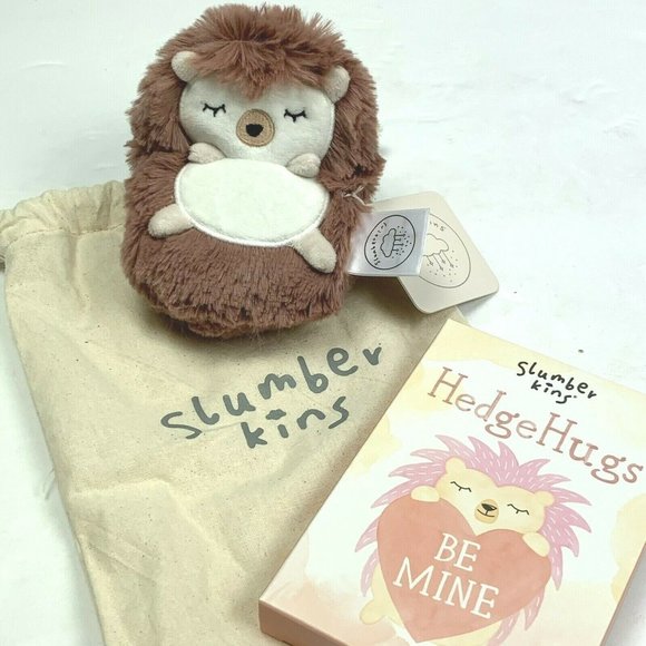Slumberkins Scarlet Hedgehog Mini Silken Plush Valentine Bag Limited Ed New - Picture 1 of 8